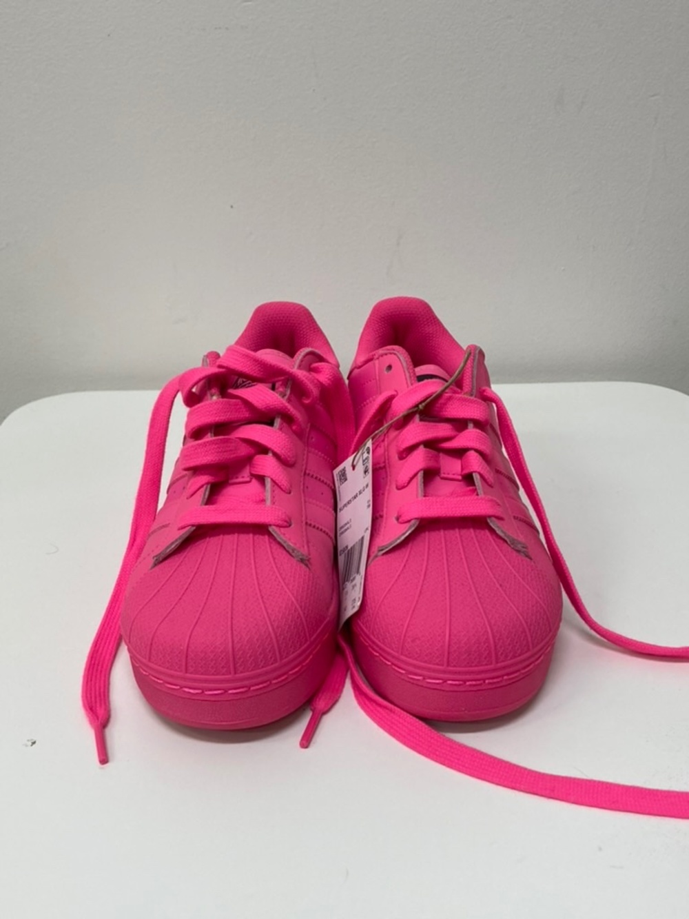 Pink Adidas Superstar Sneakers (Size 7 - RUNS BIG) (NWT)